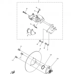 REAR BRAKE CALIPER