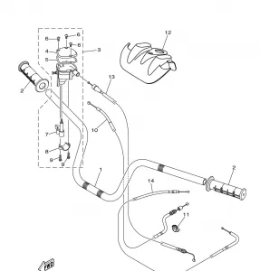 STEERING HANDLE CABLE