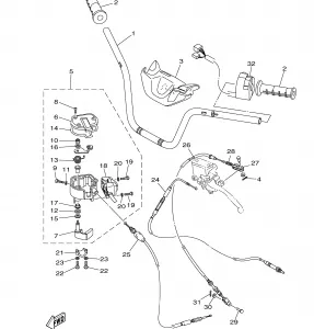 STEERING HANDLE CABLE