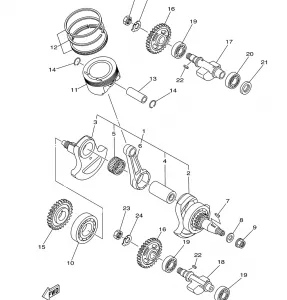 CRANKSHAFT PISTON