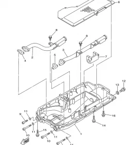 OIL PAN UP TO E  N 6CN-1005800