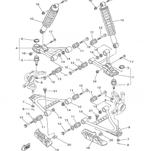 FRONT SUSPENSION WHEEL