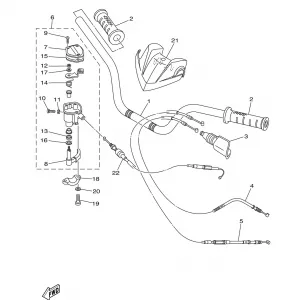 STEERING HANDLE CABLE