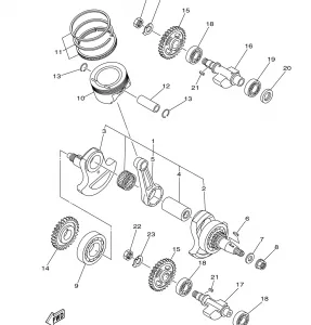 CRANKSHAFT PISTON