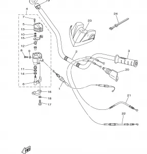 STEERING HANDLE CABLE