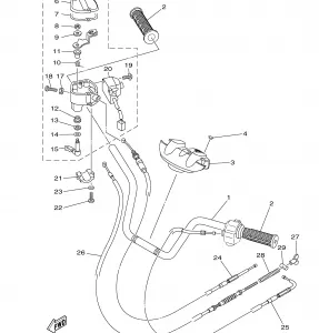 STEERING HANDLE CABLE