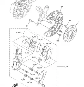 FRONT BRAKE CALIPER