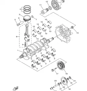 CRANKSHAFT and PISTON