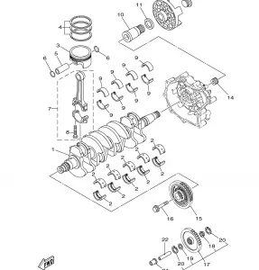 CRANKSHAFT and PISTON