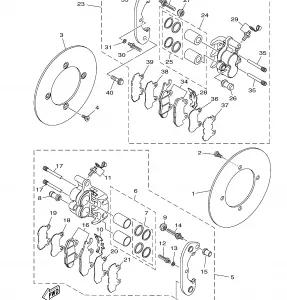 REAR BRAKE CALIPER