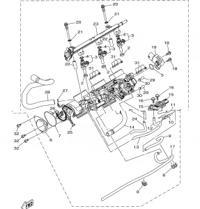 THROTTLE BODY в сборе 1