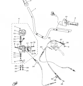 STEERING HANDLE CABLE