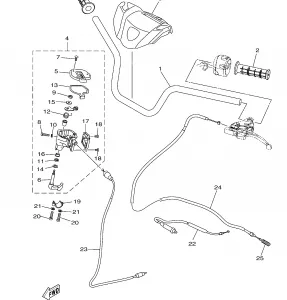 STEERING HANDLE CABLE