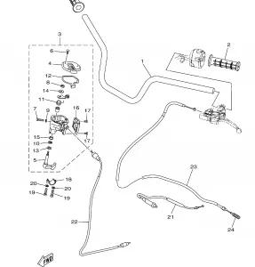 STEERING HANDLE CABLE