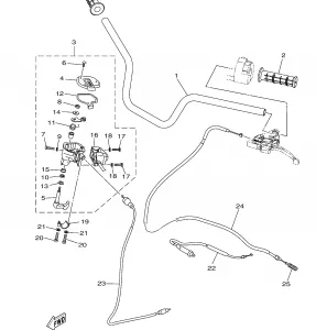 STEERING HANDLE CABLE