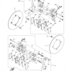 REAR BRAKE CALIPER