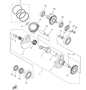 CRANKSHAFT PISTON