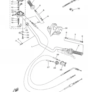 STEERING HANDLE CABLE