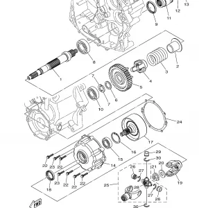 MIDDLE DRIVE GEAR