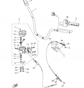 STEERING HANDLE CABLE