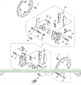 REAR BRAKE CALIPER