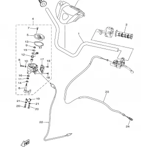 STEERING HANDLE CABLE