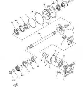 MIDDLE DRIVE GEAR