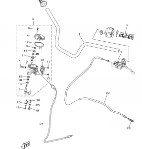 STEERING HANDLE CABLE