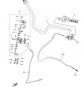 STEERING HANDLE CABLE