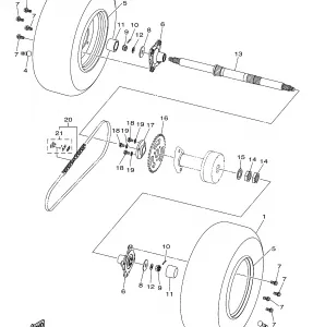 REAR AXLE WHEEL