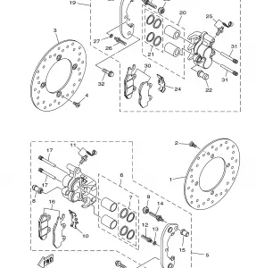 REAR BRAKE CALIPER