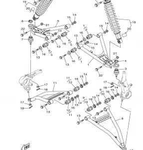 FRONT SUSPENSION WHEEL