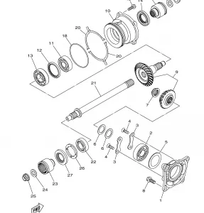 MIDDLE DRIVE GEAR