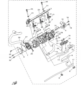 THROTTLE BODY в сборе 1