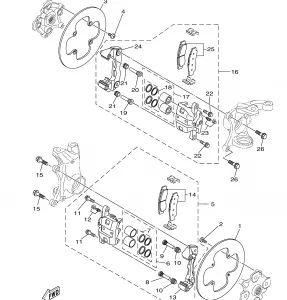 FRONT BRAKE CALIPER