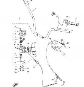 STEERING HANDLE CABLE