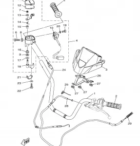 STEERING HANDLE CABLE