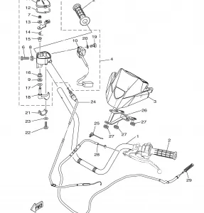 STEERING HANDLE CABLE