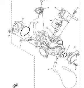 THROTTLE BODY в сборе 1