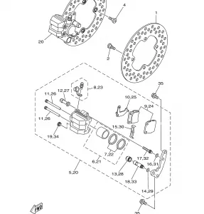 FRONT BRAKE CALIPER