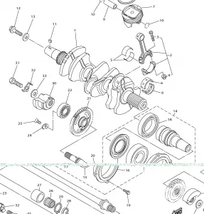 CRANKSHAFT PISTON