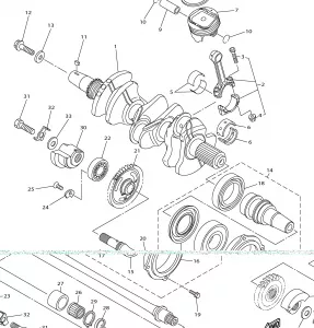 CRANKSHAFT PISTON