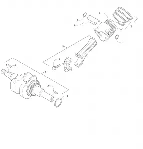 CRANKSHAFT PISTON