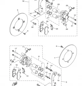 REAR BRAKE CALIPER