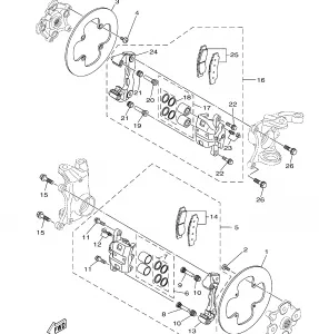 FRONT BRAKE CALIPER