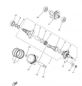 CRANKSHAFT PISTON