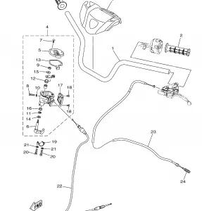 STEERING HANDLE CABLE