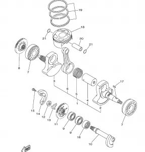 CRANKSHAFT PISTON