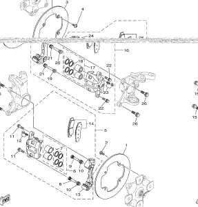 FRONT BRAKE CALIPER