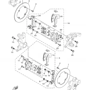 FRONT BRAKE CALIPER